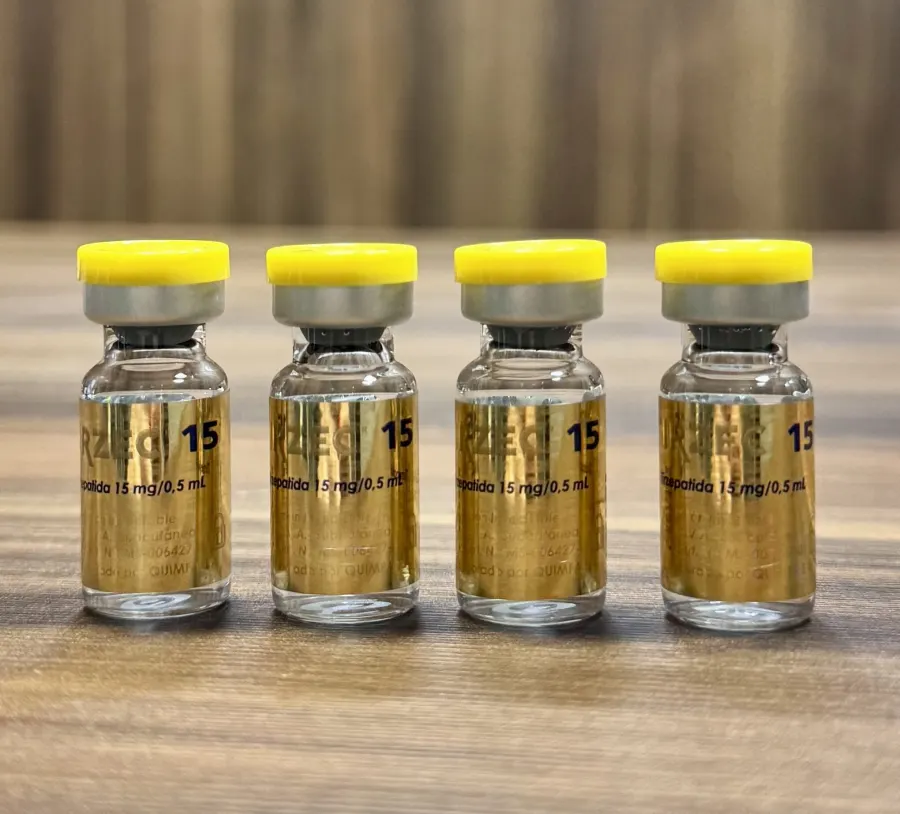 Tirzec 15 mg 4 ampolas