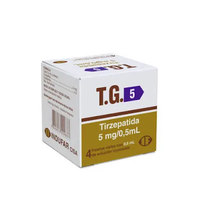 T.G. 5 mg caixa chica